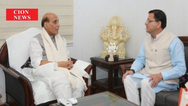 Rajnath Singh Praises Uttarakhand Chief Minister, Highlights Growth Under BJP
